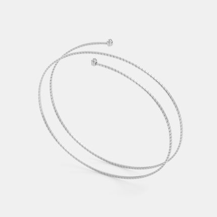 Bracciale Origini 2 diamanti in oro bianco