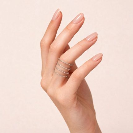 Anello origini 4 giri oro bianco