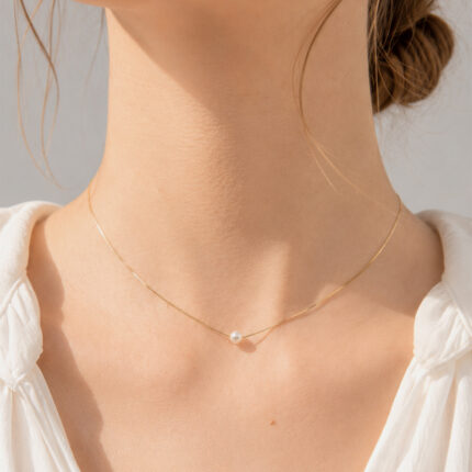 Collana The First con perla Oro giallo
