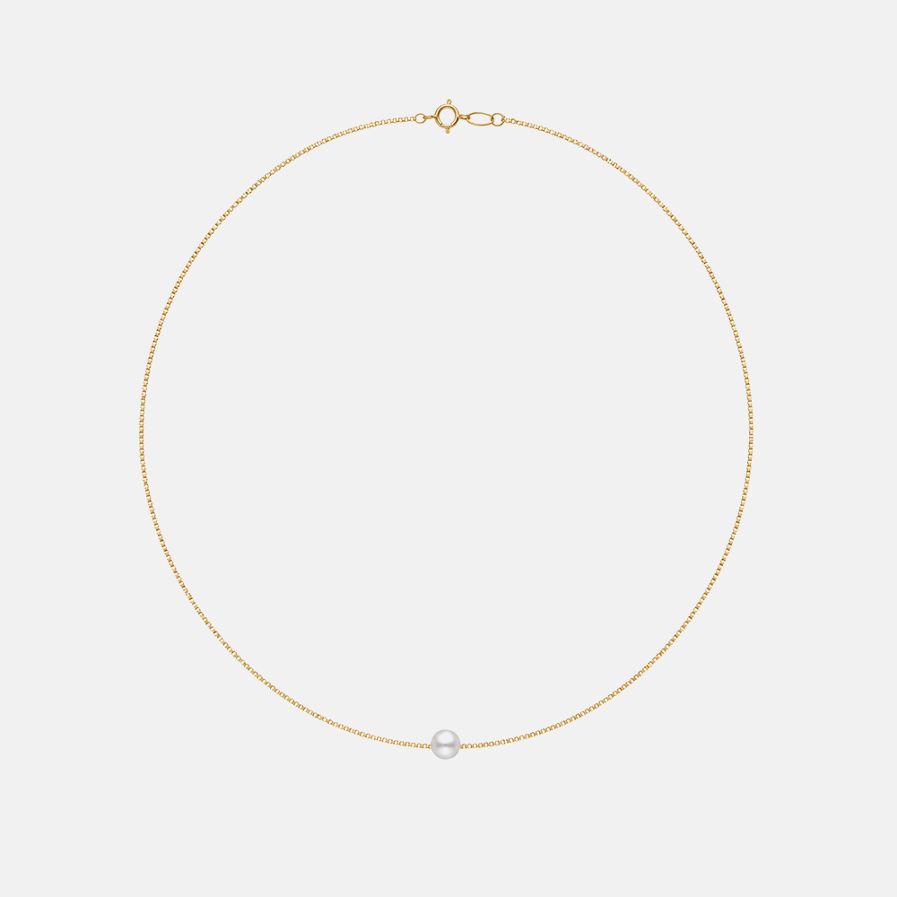 THE-FIRST-Collana-con-perla-oro-giallo Collana The First con perla Oro giallo