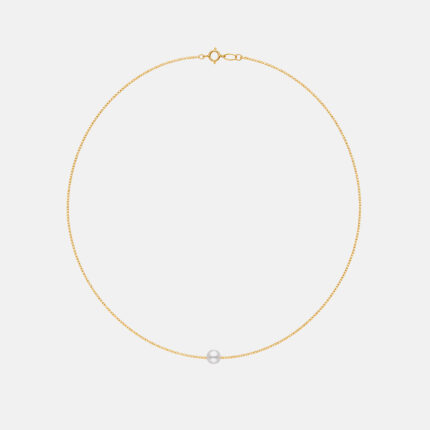 Collana The First con perla Oro rosa